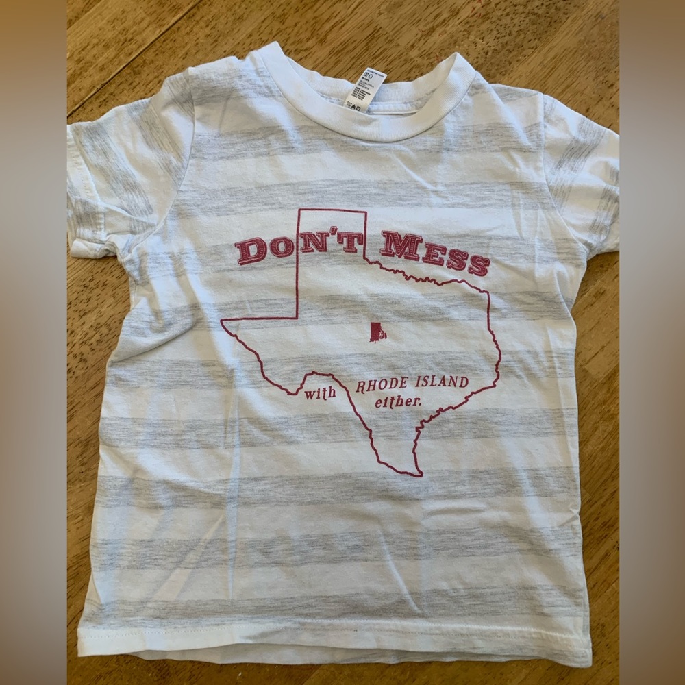 DONT MESS WITH RHODE ISLAND Toddler tee shirt size 4